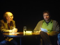 Muldentalloungemoderator Stephan Meister mit Referent Dr. Andreas Fürst