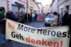 Rund 100 Wurzener folgen am Volkstrauertag dem Aufruf des Bürgerbündnisses.