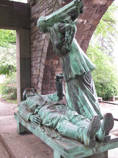 Denkmal am Alten Friedhof in Wurzen. &quotGedenk&quotort auch für Nazis.